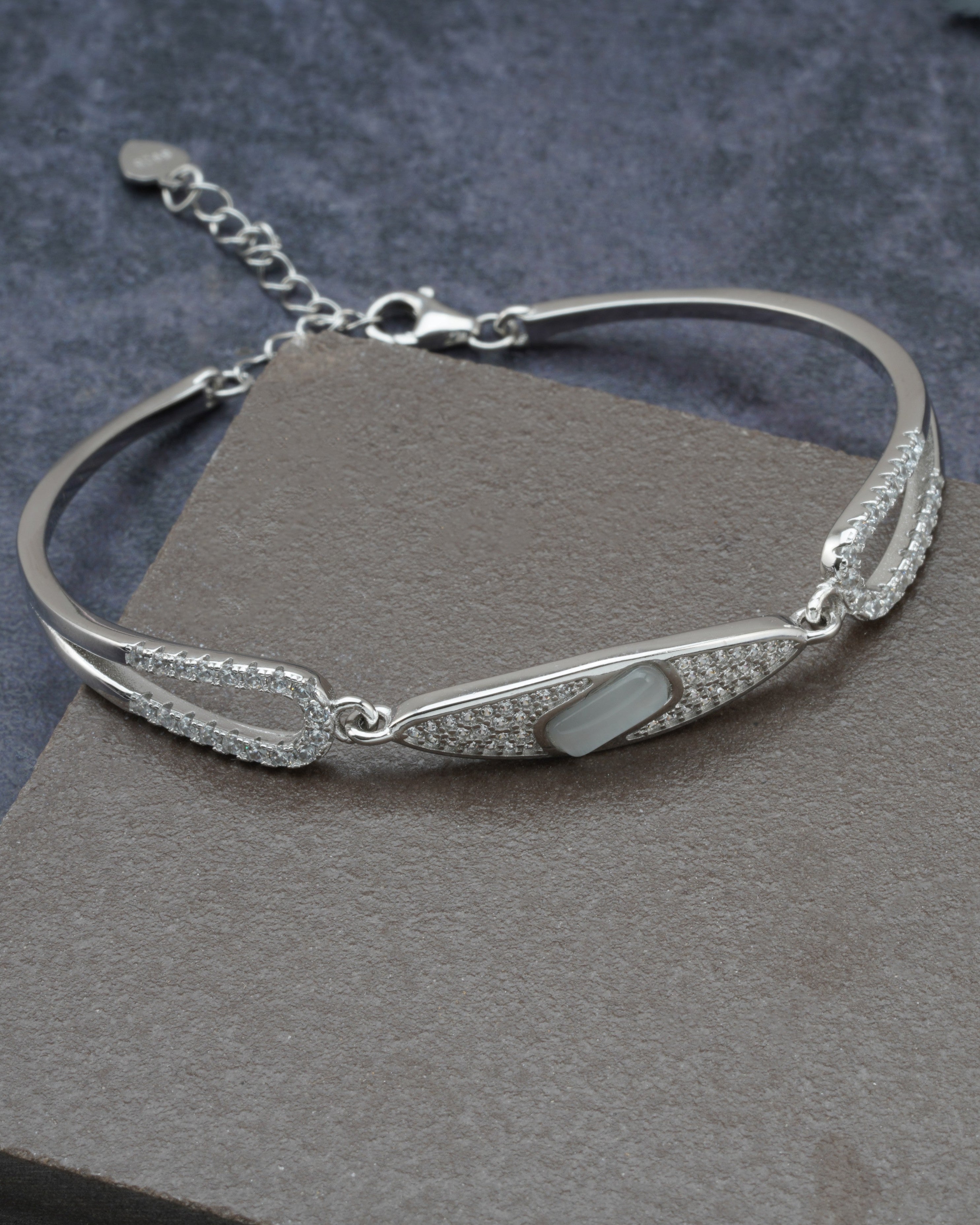 Luna Frost Silver Bracelet