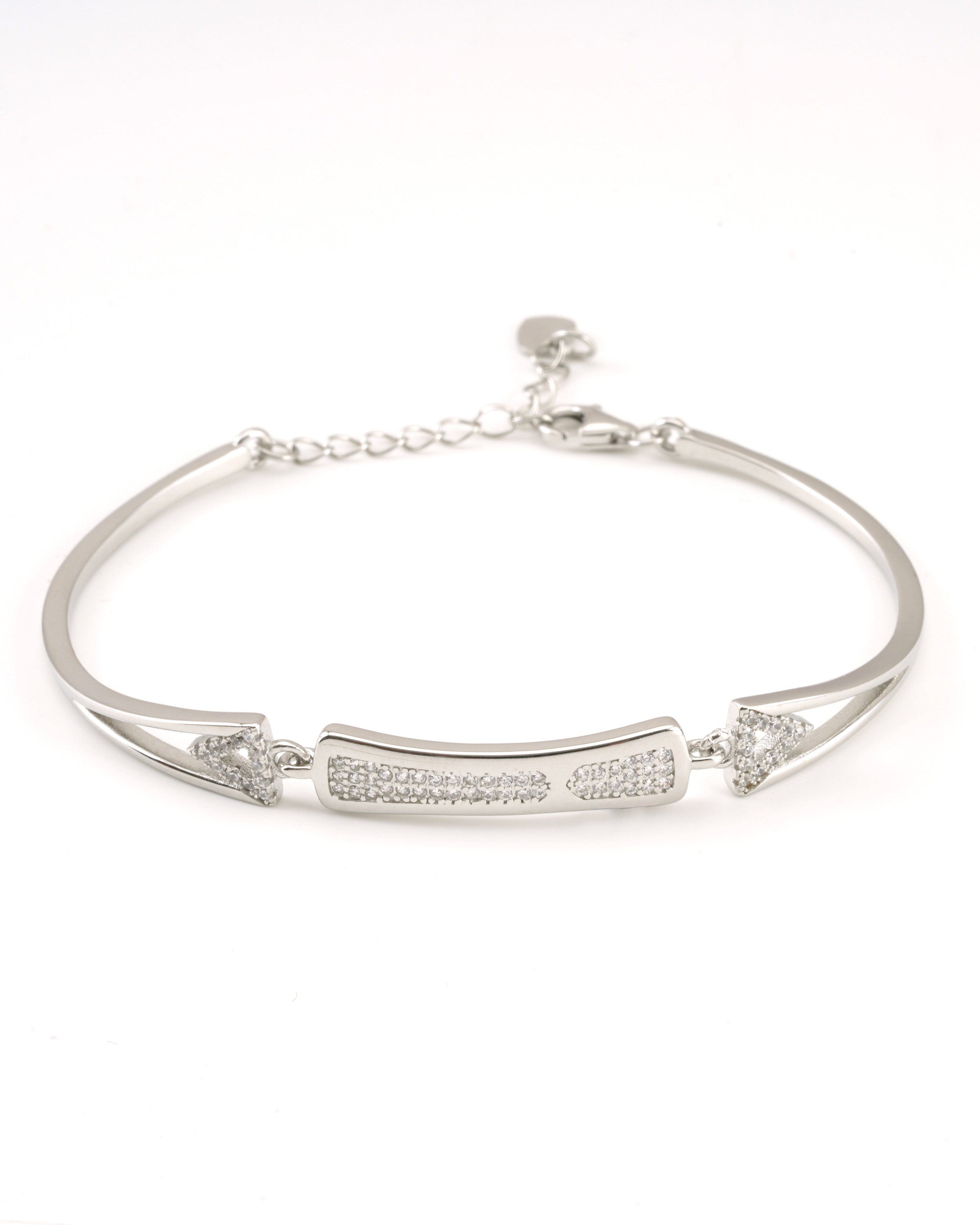 Radiant Path Silver Bracelet