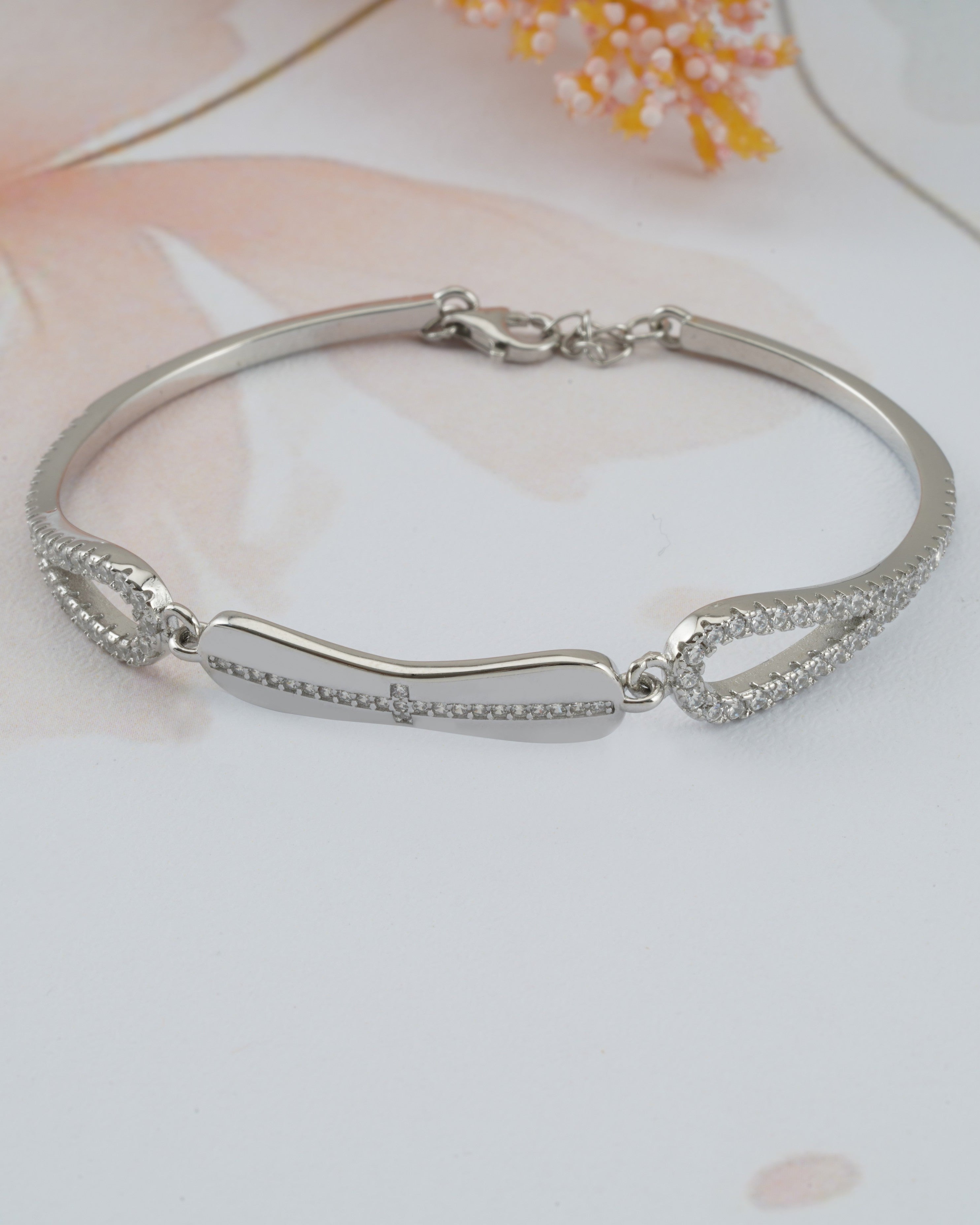 Eternal Gleam Silver Bracelet