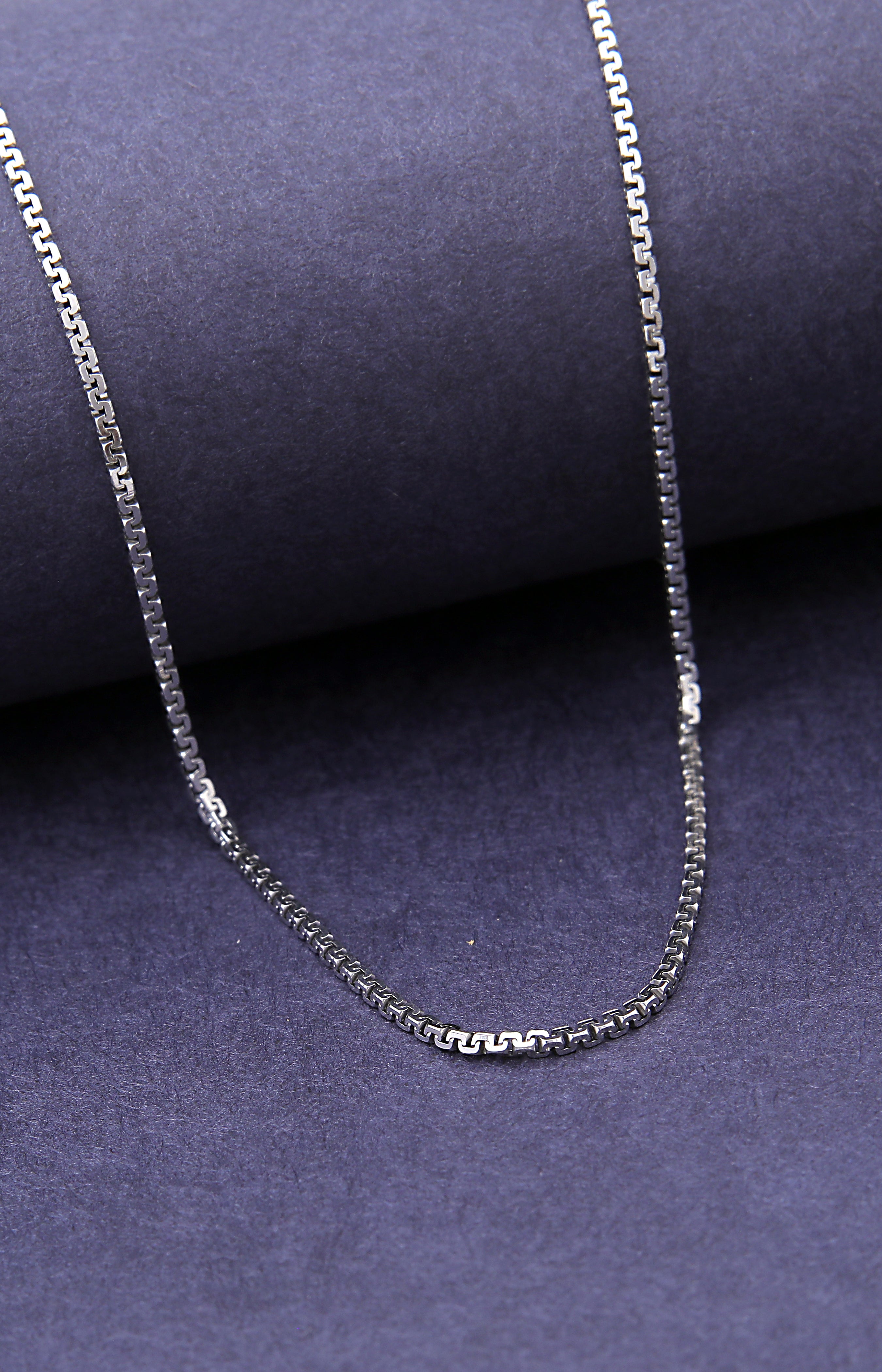 Silver Box Link Chain