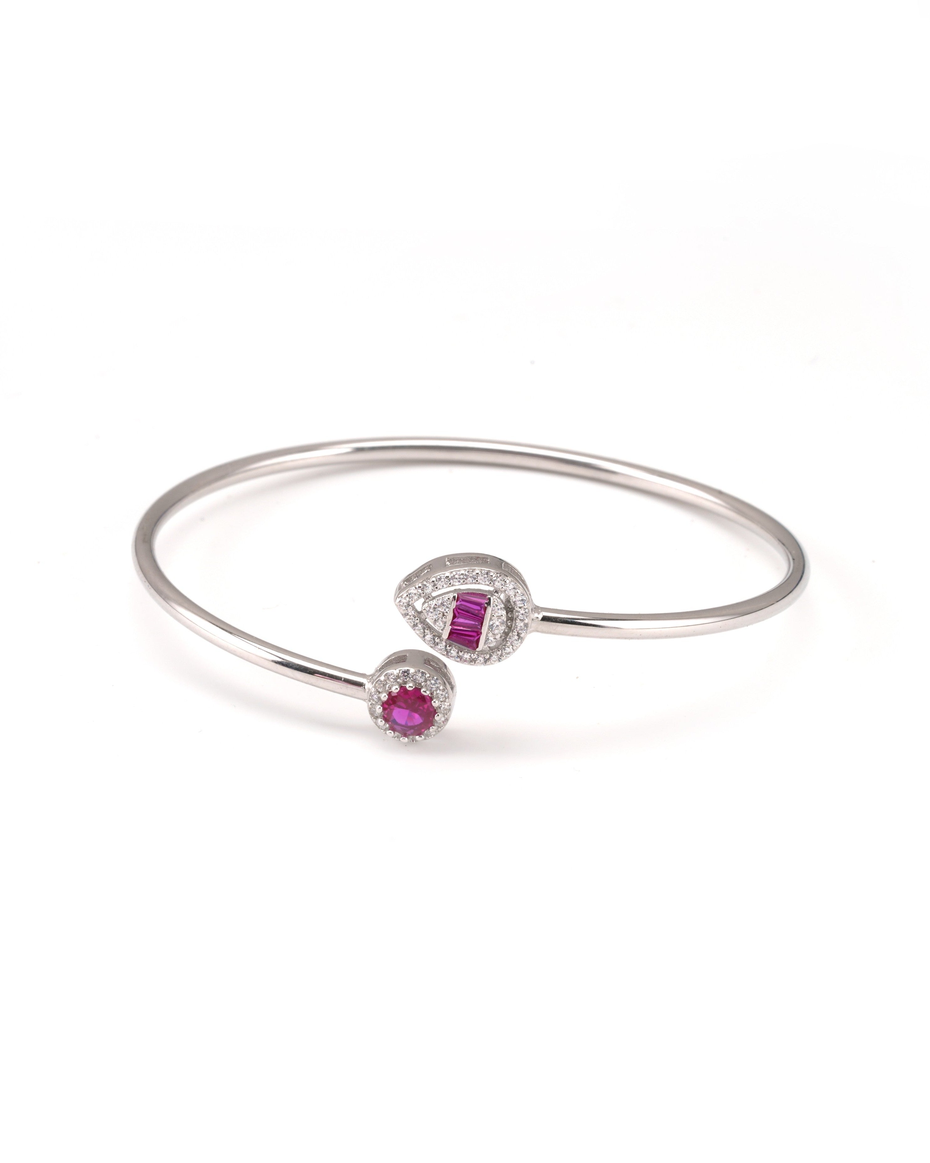 Ruby Arc Duet Bracelet