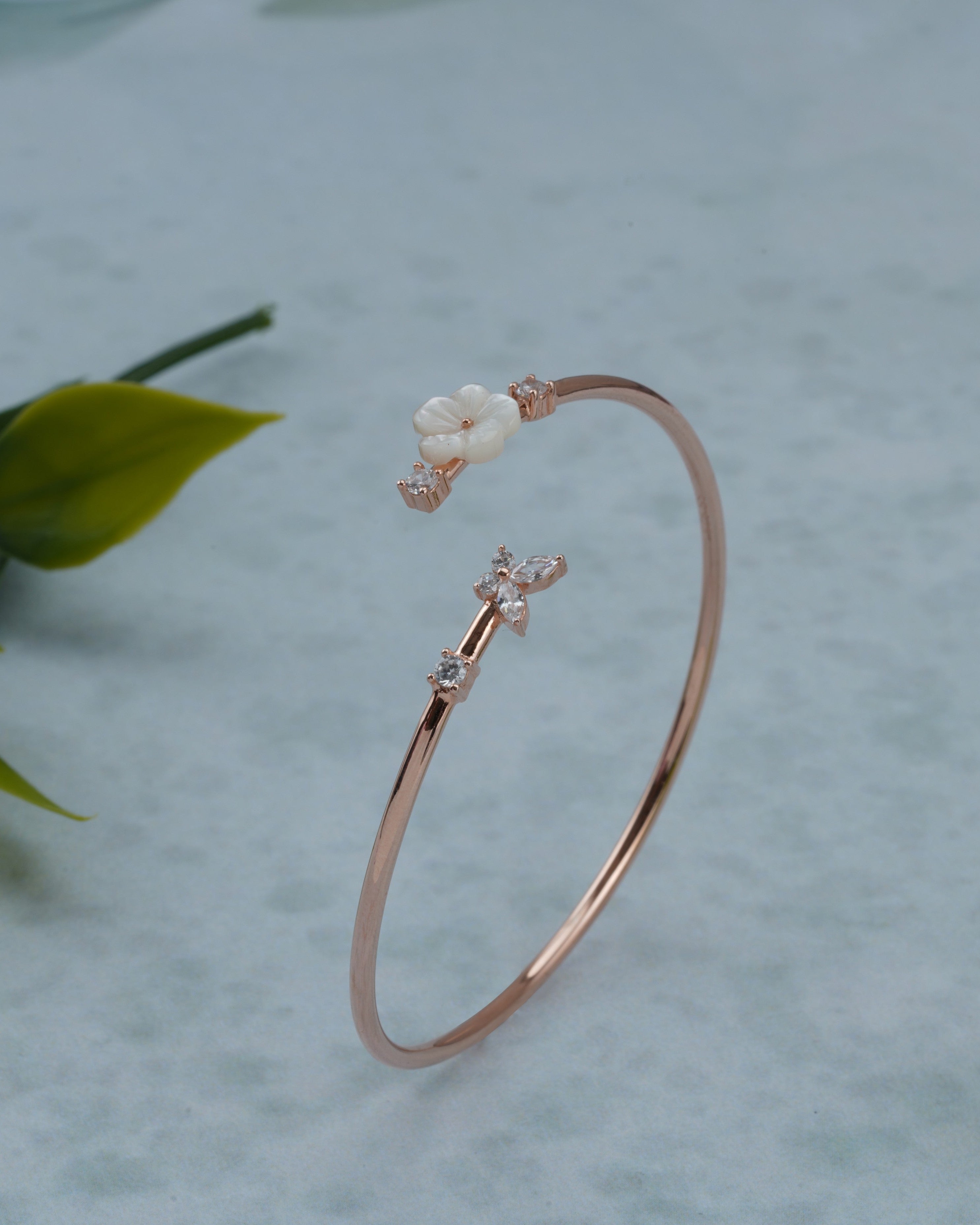 Rose Garden Butterfly & Bloom Bracelet